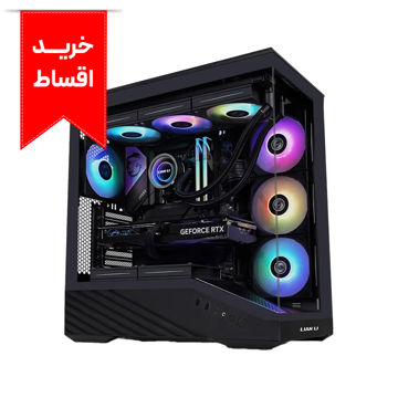 کیس گیمینگ لیان لی Vector V100R Black + خرید اقساط 