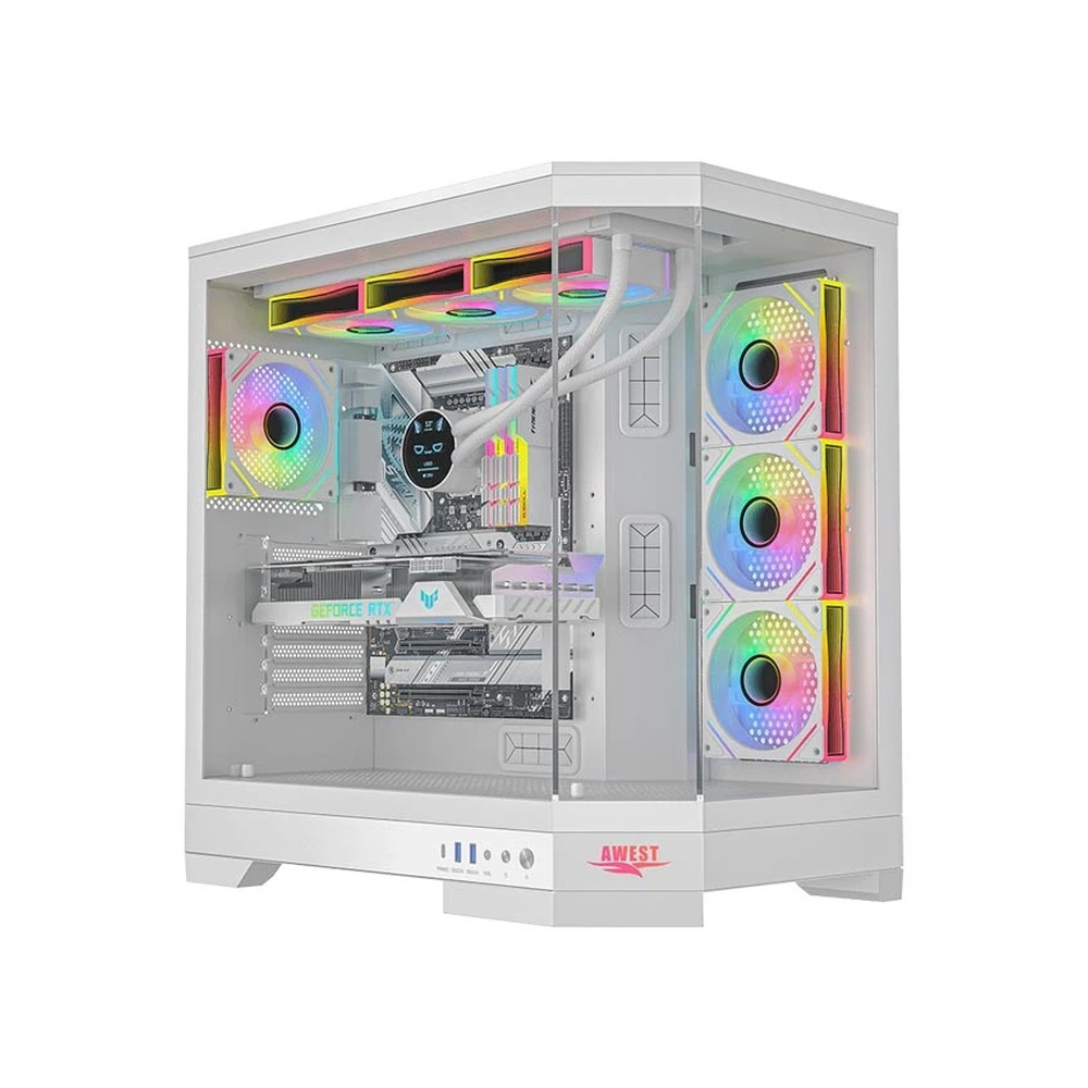 کیس کامپیوتر گیمینگ اوست مدل GT-AQ1-MW + خرید اقساط
